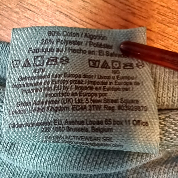 COMFORT COLORS Embroidered Bible Scripture Sweatshirt Psalm 23:1 Cotton Size S - Picture 6 of 11